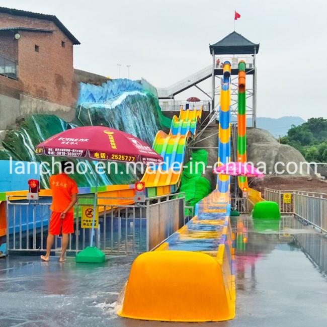 Fiberglass Tube Slide Water Park Playground Slide for Adults