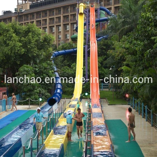 Crazy Freefall Fiberglass Water Slide for Aqua Amusement Park