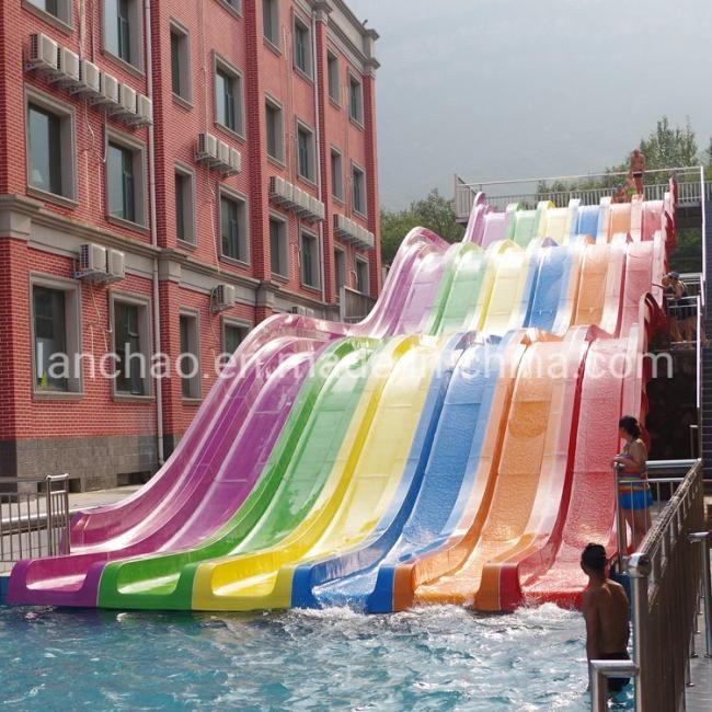 OEM Racing Water Park Slide for Adult with SGS (LC-WS05)