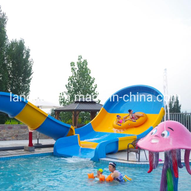 China Outdoor Water Play Equipment Hotel Theme Park Adult and Kids Water Slide