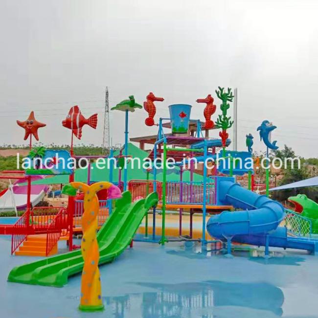 Hot Sale Fiberglass Water House Slide for Swimming Pool Park