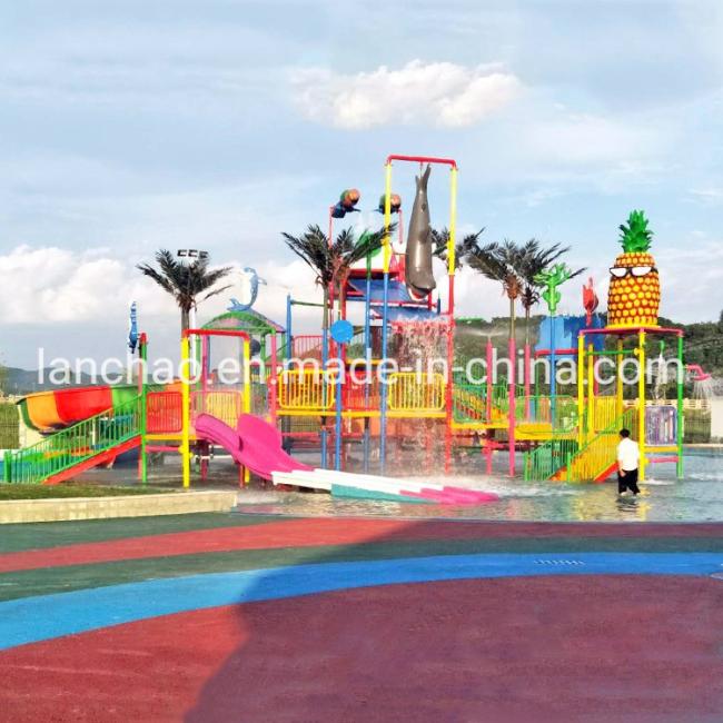 Colorful Indoor Water Park Playground Fiberglass Water House