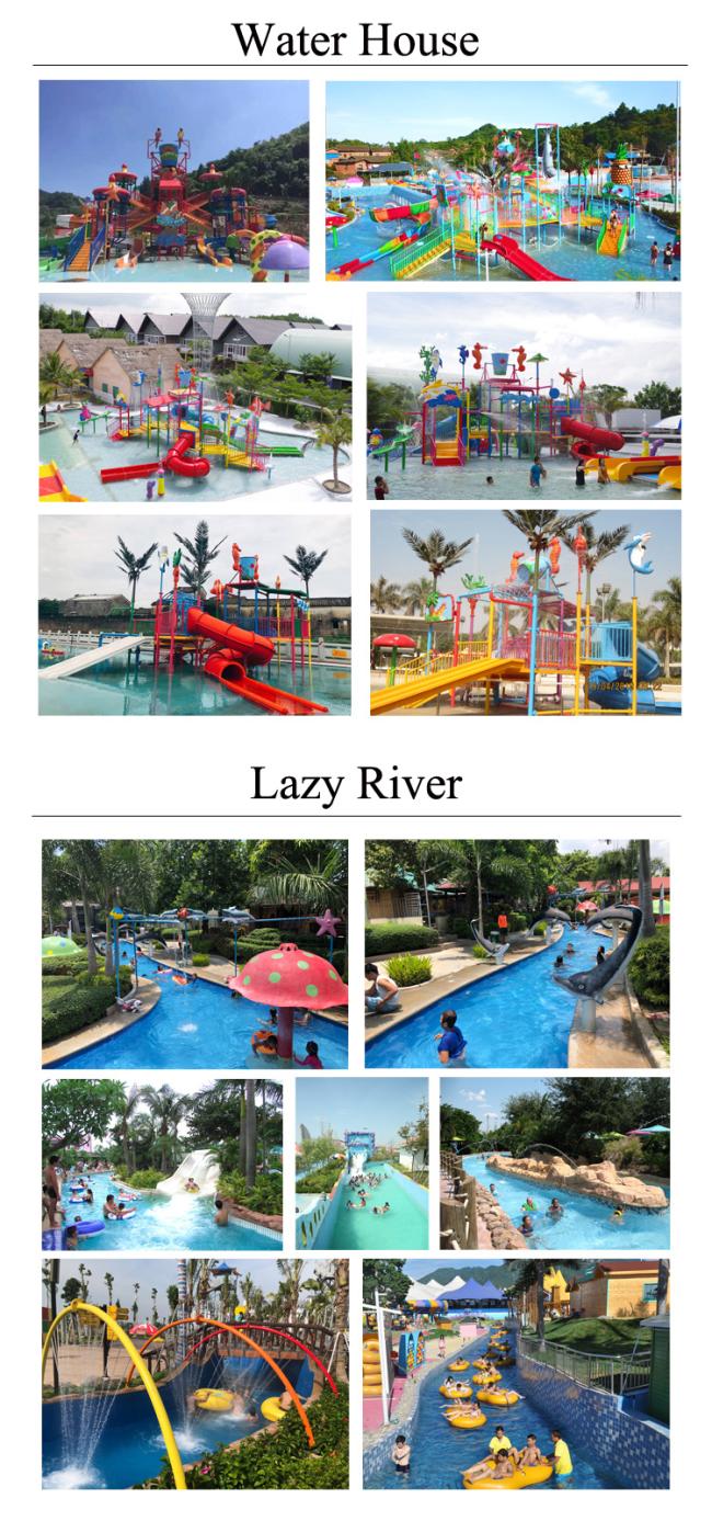 Water Park Installation Lazy River Machine