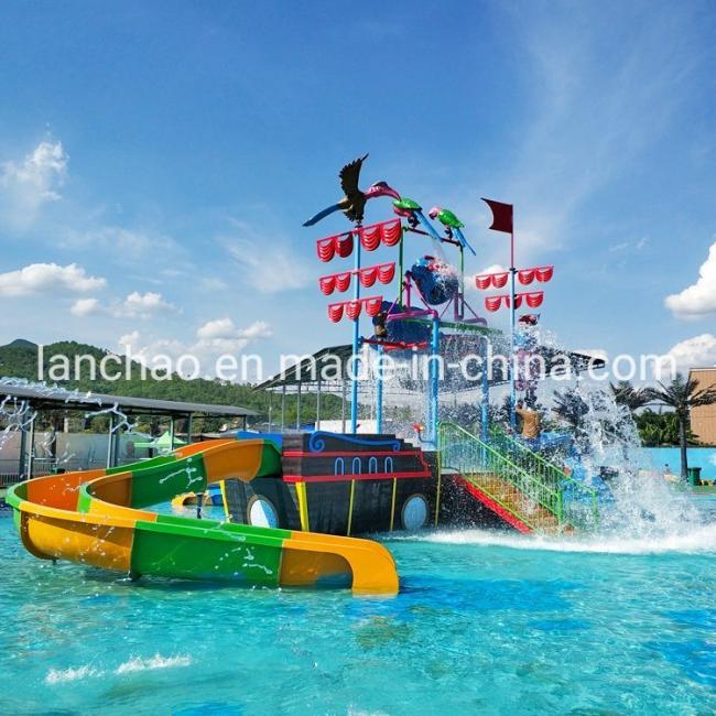 Manufacture Fiberglass Water Park Equipment Children Water Playground