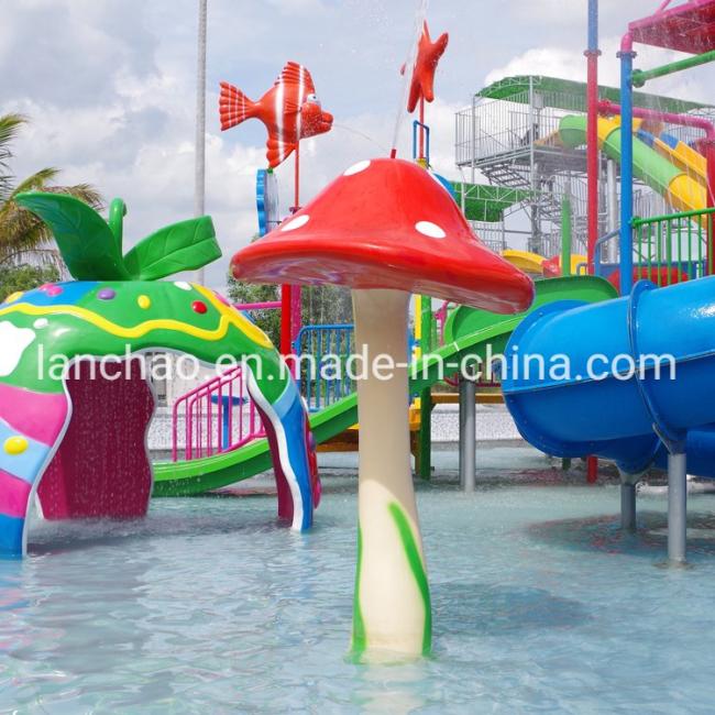 Fiberglass Colored Amusement Water Park Spray Toys