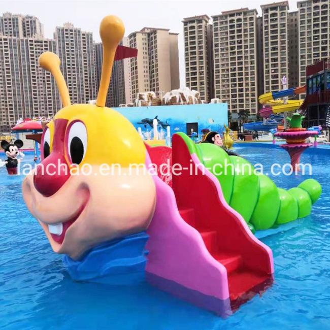 Water Park Swimming Pool Fiberglass Little Rabbit Slide for Children