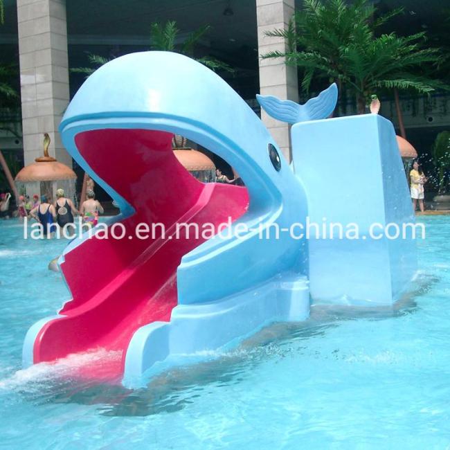 Water Park Swimming Pool Fiberglass Little Rabbit Slide for Children