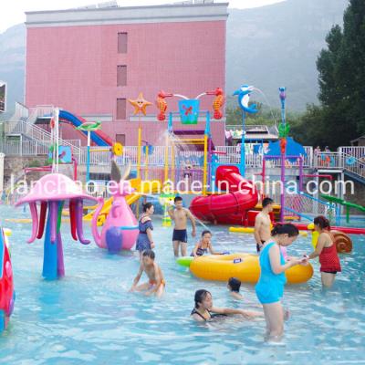 China Family Interactive Water Park Spray Water House Slide Equipment for sale