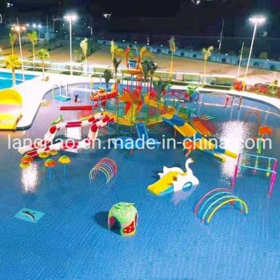 China Funny Water Park Equipment Interactive Water Aqua Park For Kids Family for sale