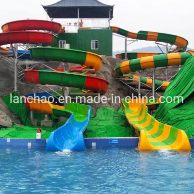 China Customized Spiral Water Slide Playground Tube Adult Water Slide for sale