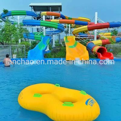China Fiberglass Spiral Water Slide Water Park Slide Tube Playground Equipment for sale