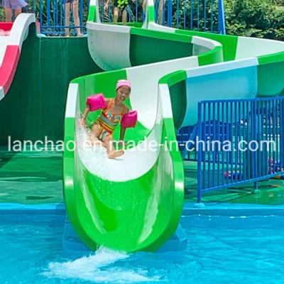 China Kids Water Park Playground Fiberglass Water Slide With Tube Hot DIP Galvanizing for sale