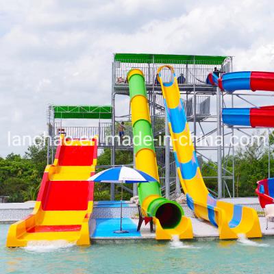 China Fiberglass Body Amusement Park Water Slide Pipe For Amusement Water Park for sale