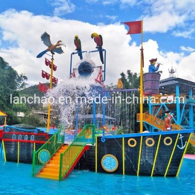 China Fiberglass Water Water Sprinkler Playground With Children Slides for sale