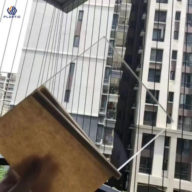 Acrylic sheet thickness demonstration