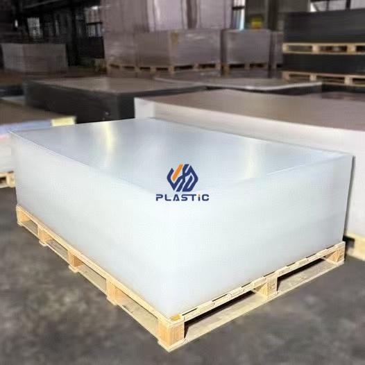 Clear plexiglass sheet samples