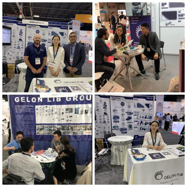 Gelon trade show booth