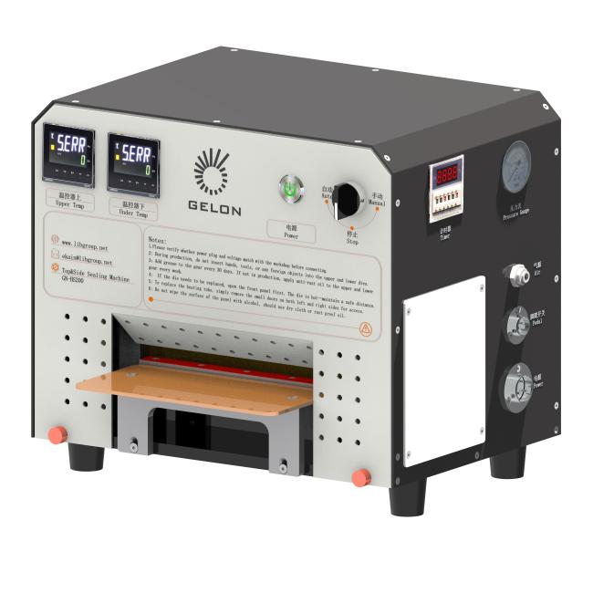 Manual Top & Side Sealing Machine front view