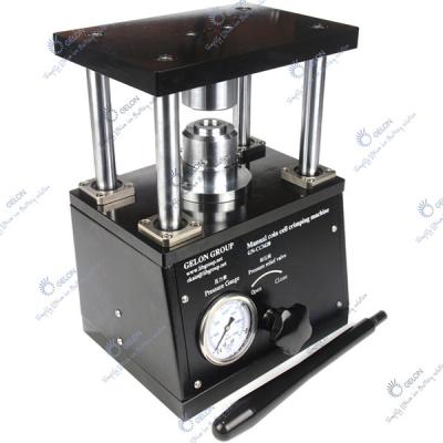 China Máquina manual hidráulica de Discrimping del arrugador del sellador de la máquina de la asamblea de célula de la moneda del laboratorio en venta