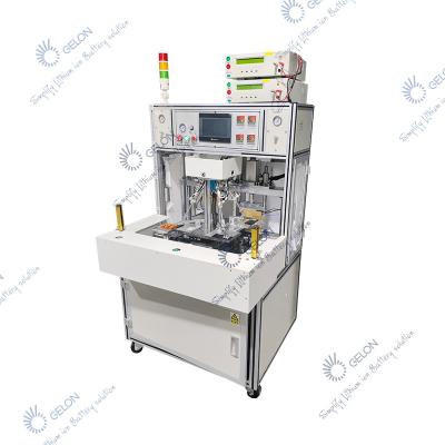 China Soft Pack Battery Heat Sealer , Rotary Top Side Sealing Battery Assembly Machine en venta