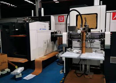 Chine Taille de papier 600*400mm de carton de machine de fabrication de cartons et de machine à emballer de boîte à vendre