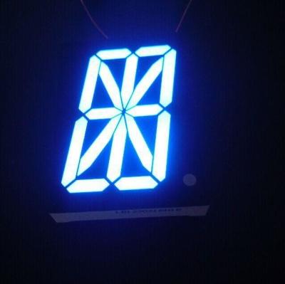 China Pure Green Single Digit 16 Segment LED Display  For Digital Read Out Panel for sale