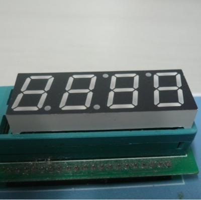 China Four Digit Seven Segment LED Display 100 - 120mcd For Microwave LED Clock Dislay for sale