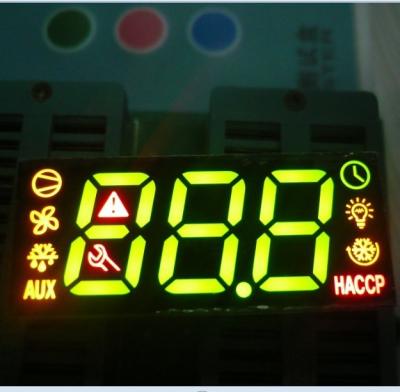 China Pantalla LED de encargo del control del refrigerador, 3 brillantes estupendos llevada segmento de la exhibición del dígito 7 en venta