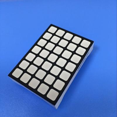 China 6mm 5*7 Square Dot Matrix Led Display Column Anode For Elevator LOP for sale