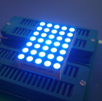 China Digital Time Zone 5x7 Dot Matrix LED Display Ultra Blue1.26 Inch 3mm Long Lifetime for sale