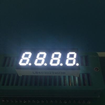 China Exposição de diodo emissor de luz do segmento do brilho alto 7 0,3 de fácil montagem brancos da polegada à venda