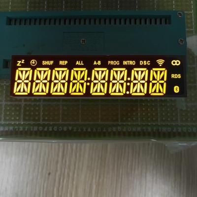 China Super Bright Yellow Custom 8 Digit 8 Segment Led Display  Low Power Consumtion for sale