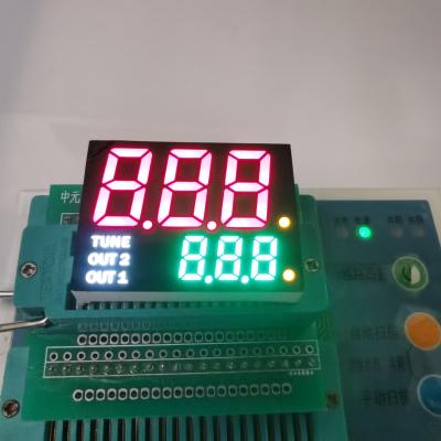 China 19mm Height 7 Segment LED Display Dual Line Mould Common Cathode 35mcd for sale