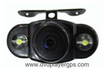 China Mini Shape Universal Car Rear View Camera with 2 led for sale