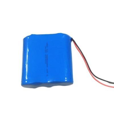 China 3S1P 22650 Rechargeable LiFePO4 Lithium Battery Pack 9.6V 2000mAh For Solar Light for sale