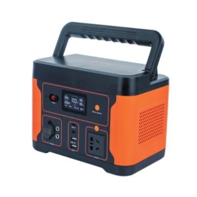 China 500W Outdoor Camping Portable Power Station 500Wh 12.8V LiFePO4 Battery Backup for sale