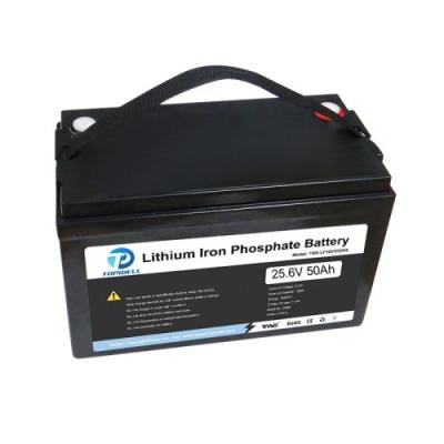 China Rechargeable Lithium LiFePO4 Deep Cycle Battery 24V 50Ah With BMS for sale