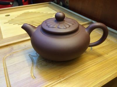 China 250cc Handmade Yixing Zisha Clay Teapot Set Gift Box Package Purple Grit for sale