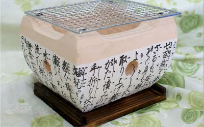 China Outdoor Teppanyak restaurant equipment bbq korean tabletop   ceramic bbq grill for sale