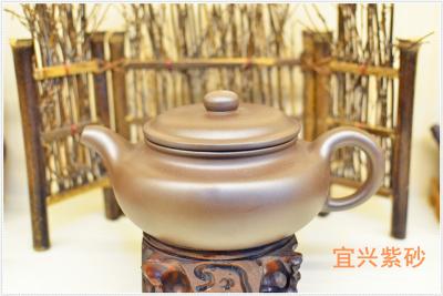 China Catering Antique Brown Yixing Zisha Teapot Handmade 600ml For Drinking for sale