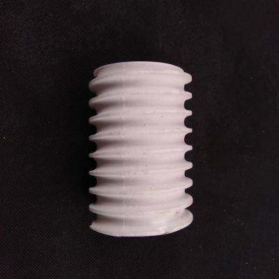 China Threaded Al2o3 Ceramic Tube Alumina Insulation Performance for sale