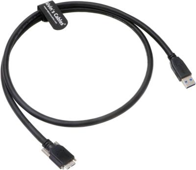 中国 Alvin'S Cables USB 3.0 USB A To Micro B Data Cable For Basler ACE Camera Micro B Locking Screws To Type A Shielded Cable 販売のため