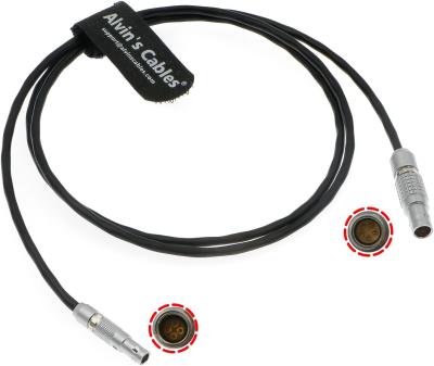 China Alvin'S Cables Timecode-Cable For Sound Devices 833 To RED DSMC2 Camera 5 Pin Male To 4 Pin Time Code Input Cable 1M for sale
