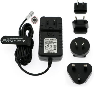 Chine Alvin'S Cables BMPCC 4K 6K Universal AC Power Supply Adapter For Blackmagic Pocket Cinema Camera 4K 6K DC 12V à vendre