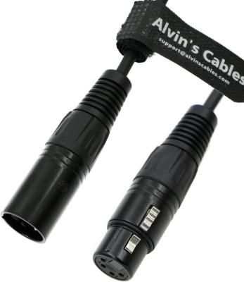 China Alvin'S Cables XLR 4 Pin Male To XLR 4 Pin Female Power Cable For Sony Venice|F55|SXS Camera, For Canon C300 Mkiii|C500 for sale