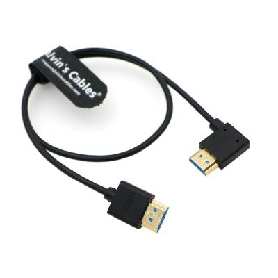 中国 Ultra HD 8K HDMI 2.1 Cable Straight HDMI to Right Angle HDMI High Speed for Atomos Ninja V Monitor, Z CAM E2, Sony FS5 販売のため