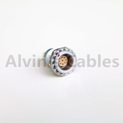 China Lemo EGG 1B Video Camera Connectors Solder / Crimp Contact Type With Metal Circular Socket for sale