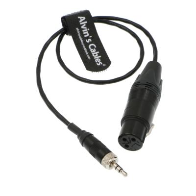 China Audio Machine Vision Cables 3 Pin Female To Locking 3.5mm TRS Cord For Sony D11 XLR for sale