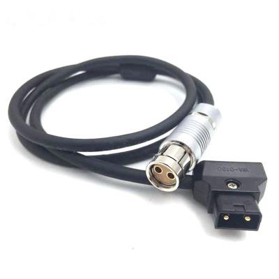 China ARRI Alexa XT SXT Cameras Power Cable Fischer 2 Pin Female to D-TAP Male for sale