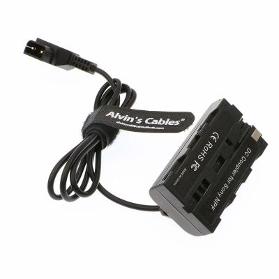 China 10- 24V Camera Power Cable NP F550 Dummy Battery To D-Tap For Sony NP F570 NP F970 SmallHD Focus 7 for sale